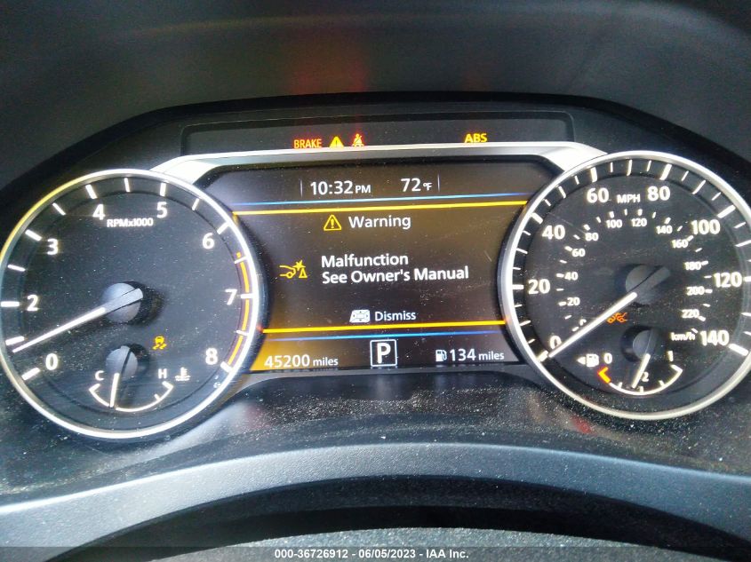 2019 NISSAN ALTIMA SR - 1N4BL4CV5KC227917