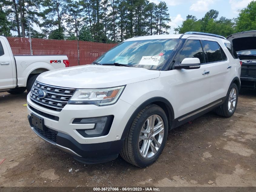2017 FORD EXPLORER LIMITED - 1FM5K7F85HGE36346