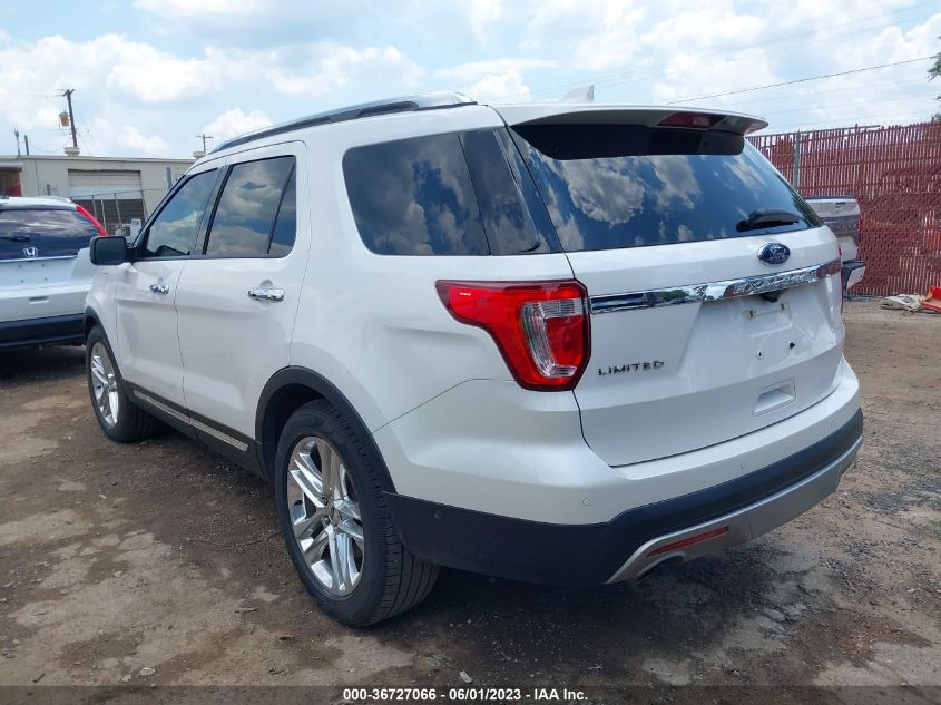 2017 FORD EXPLORER LIMITED - 1FM5K7F85HGE36346