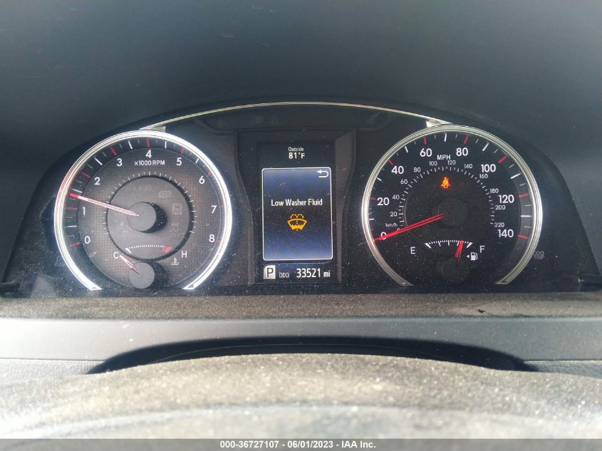 2017 TOYOTA CAMRY XLE/SE/LE/XSE - 4T1BF1FK6HU372027