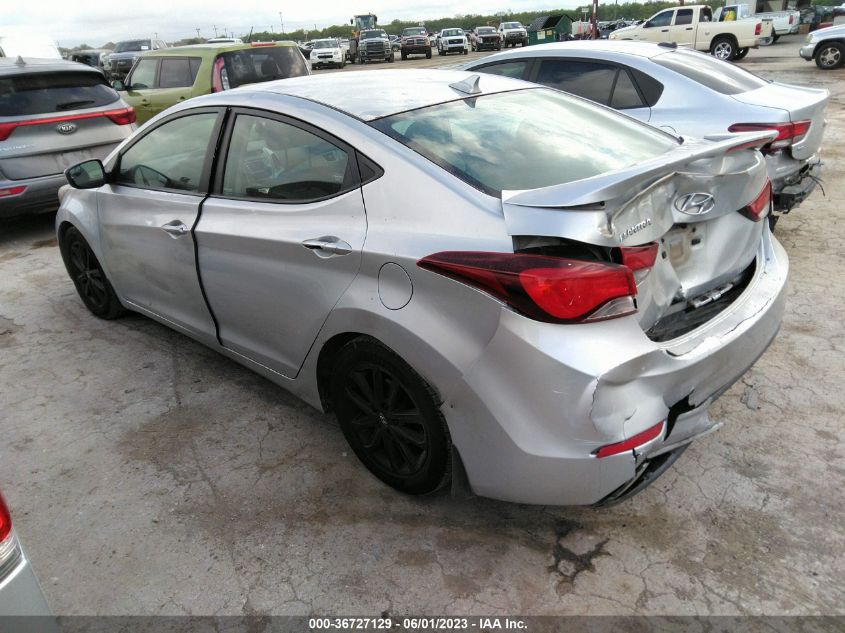 2015 HYUNDAI ELANTRA SE - KMHDH4AE0FU320668