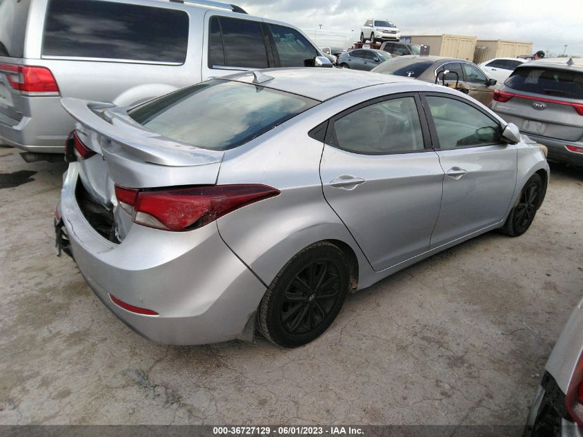 2015 HYUNDAI ELANTRA SE - KMHDH4AE0FU320668