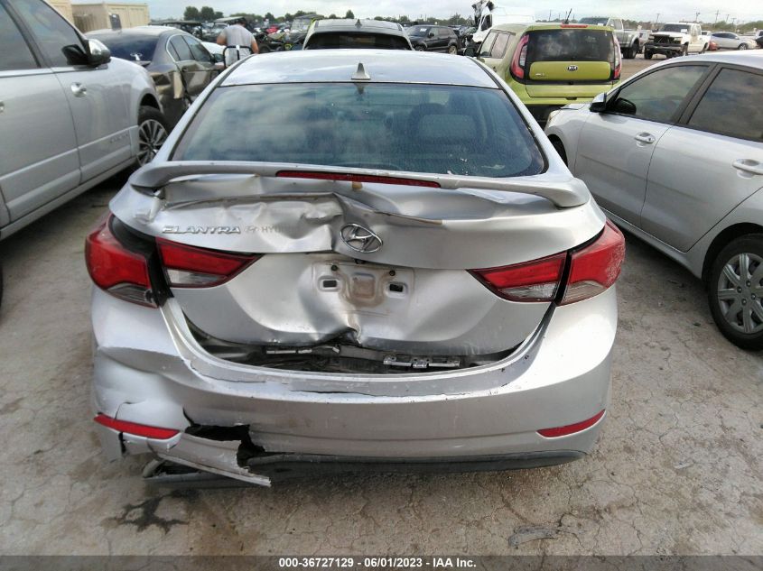 2015 HYUNDAI ELANTRA SE - KMHDH4AE0FU320668