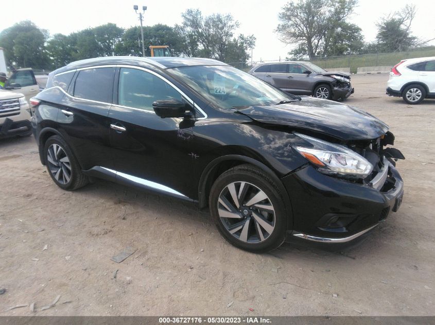 2017 NISSAN MURANO PLATINUM - 5N1AZ2MH2HN100908