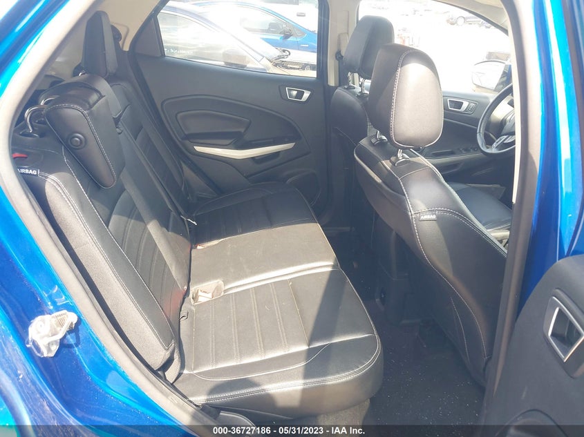 VIN MAJ6S3KL6MC402502 2021 FORD ECOSPORT TITANIUM