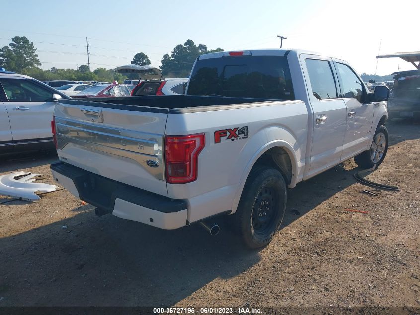 2015 FORD F-150 PLATINUM - 1FTEW1EG9FFA70893