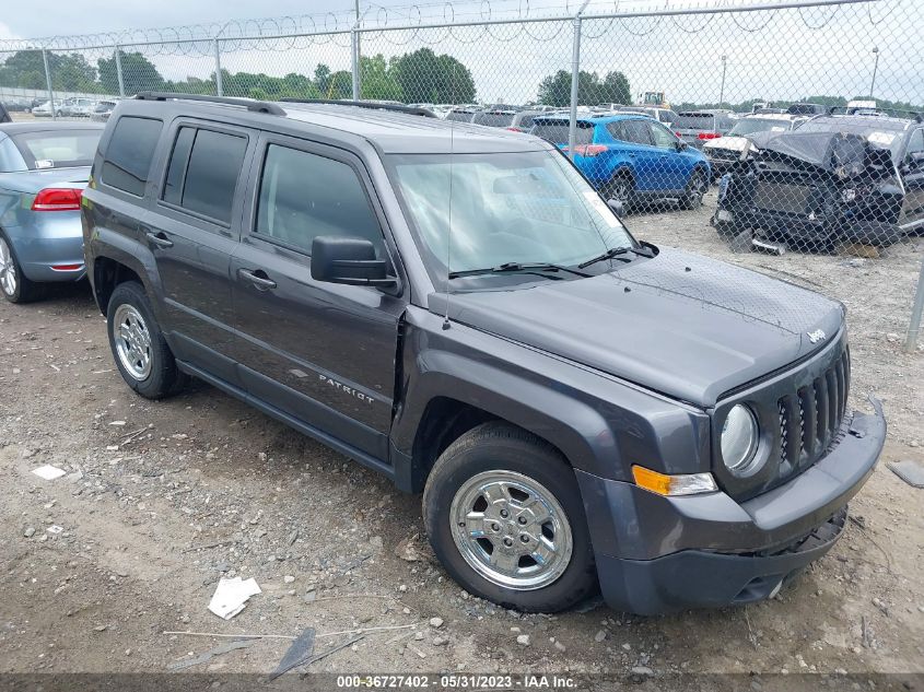2017 JEEP PATRIOT SPORT - 1C4NJPBA7HD140942