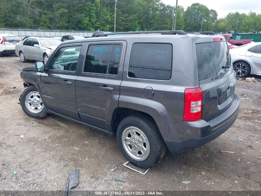 2017 JEEP PATRIOT SPORT - 1C4NJPBA7HD140942