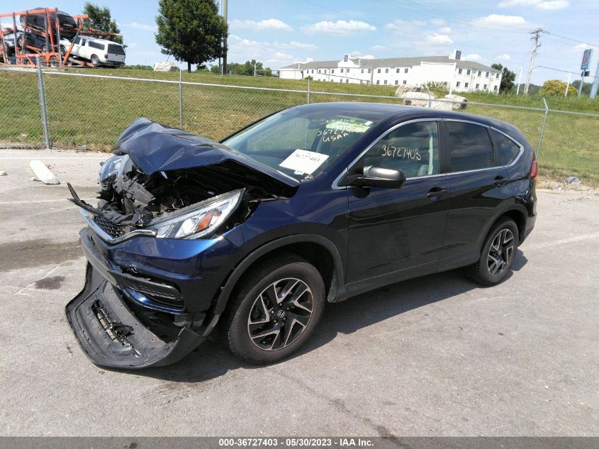 2016 HONDA CR-V SE - 5J6RM4H4XGL031320