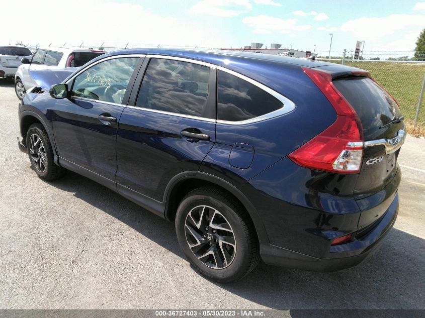 2016 HONDA CR-V SE - 5J6RM4H4XGL031320