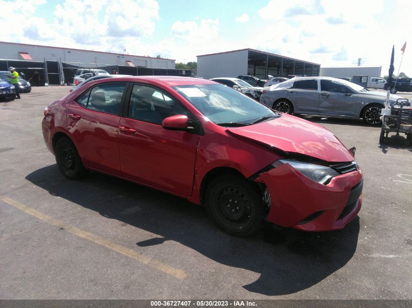 2014 TOYOTA COROLLA L/LE/S/S PLUS/LE PLUS - 2T1BURHE5EC186391