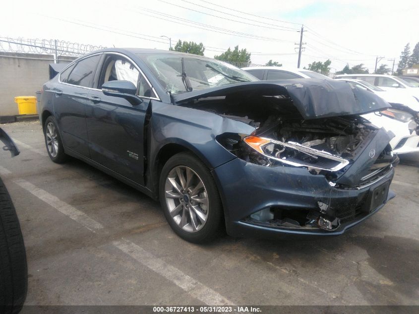 2018 FORD FUSION ENERGI SE - 3FA6P0PU7JR196931