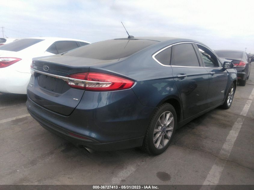 2018 FORD FUSION ENERGI SE - 3FA6P0PU7JR196931