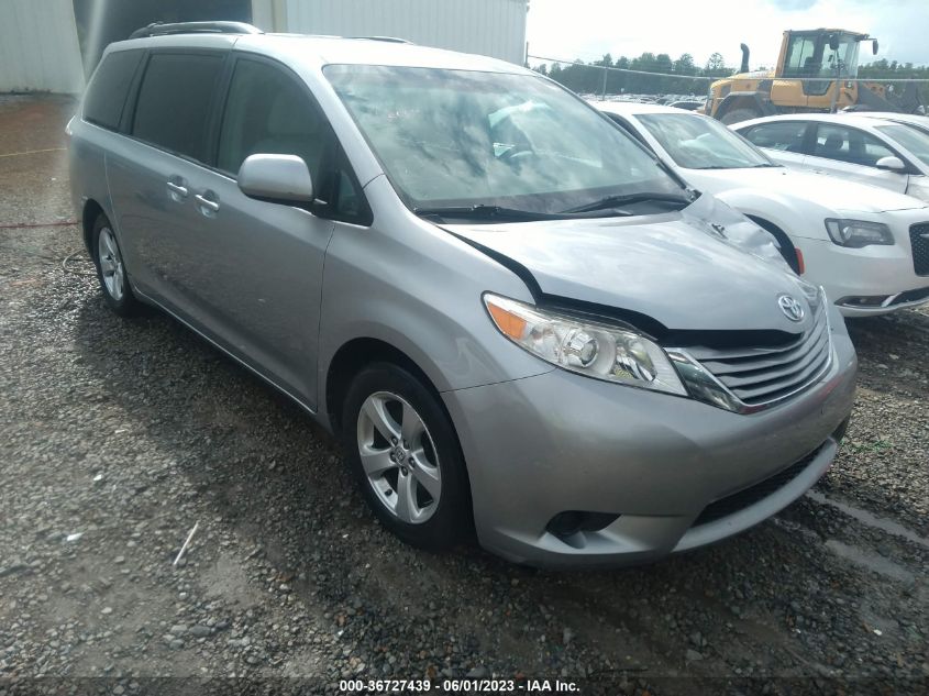2016 TOYOTA SIENNA LE - 5TDKK3DC9GS723619