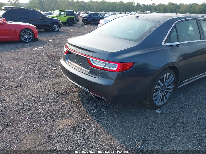 2017 LINCOLN CONTINENTAL RESERVE - 1LN6L9NC1H5616728