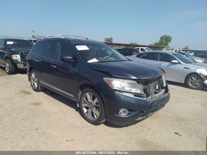 2014 NISSAN PATHFINDER PLATINUM - 5N1AR2MN8EC664687