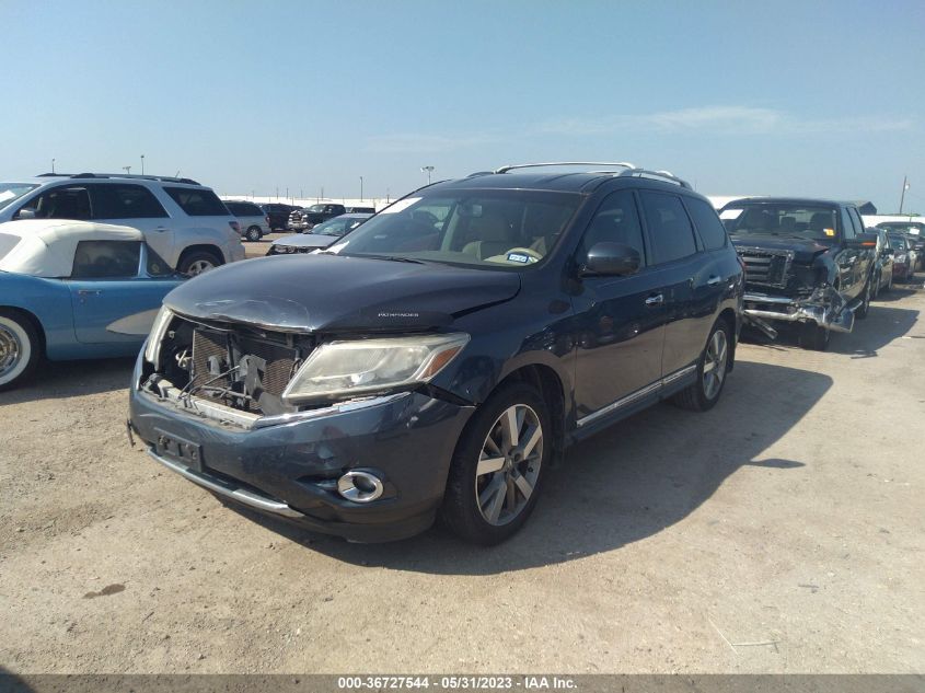 2014 NISSAN PATHFINDER PLATINUM - 5N1AR2MN8EC664687
