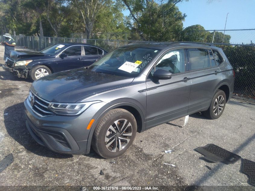 2022 VOLKSWAGEN TIGUAN S - 3VV1B7AX8NM004631