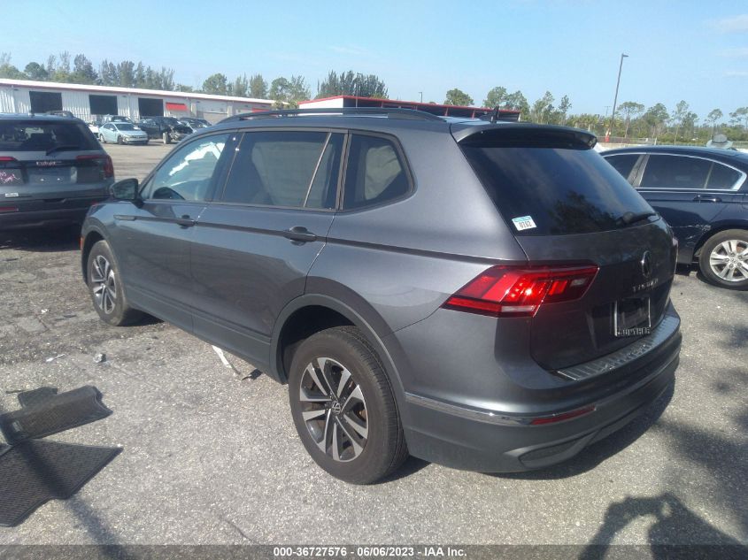 2022 VOLKSWAGEN TIGUAN S - 3VV1B7AX8NM004631