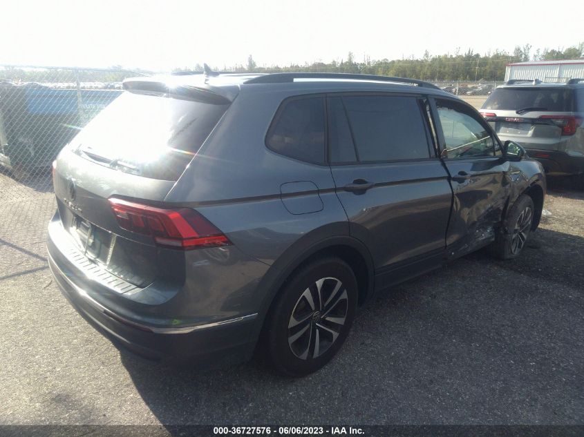 2022 VOLKSWAGEN TIGUAN S - 3VV1B7AX8NM004631
