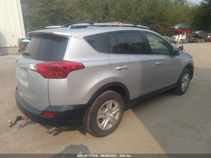2013 TOYOTA RAV4 LE - JTMBFREV6D5008614