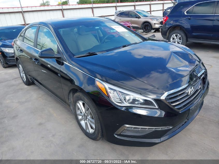 2015 HYUNDAI SONATA 2.4L SE - 5NPE24AF9FH118389