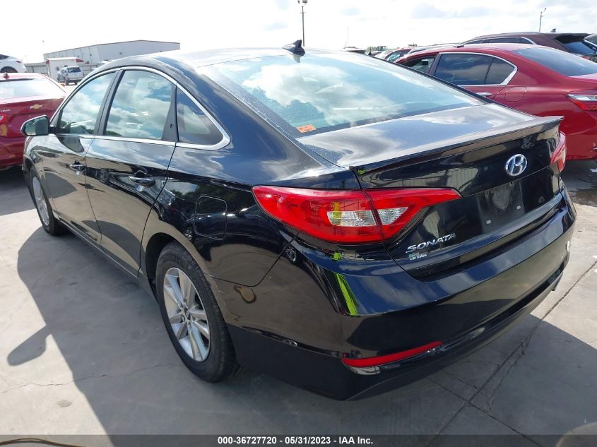 2015 HYUNDAI SONATA 2.4L SE - 5NPE24AF9FH118389