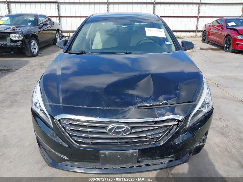 2015 HYUNDAI SONATA 2.4L SE - 5NPE24AF9FH118389