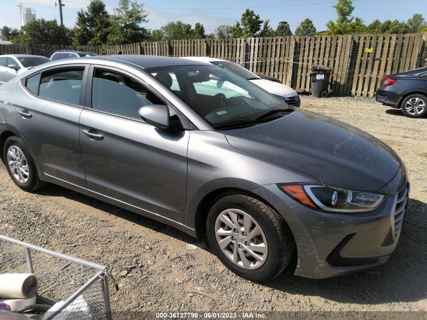 2017 HYUNDAI ELANTRA SE - KMHD74LF4HU126639