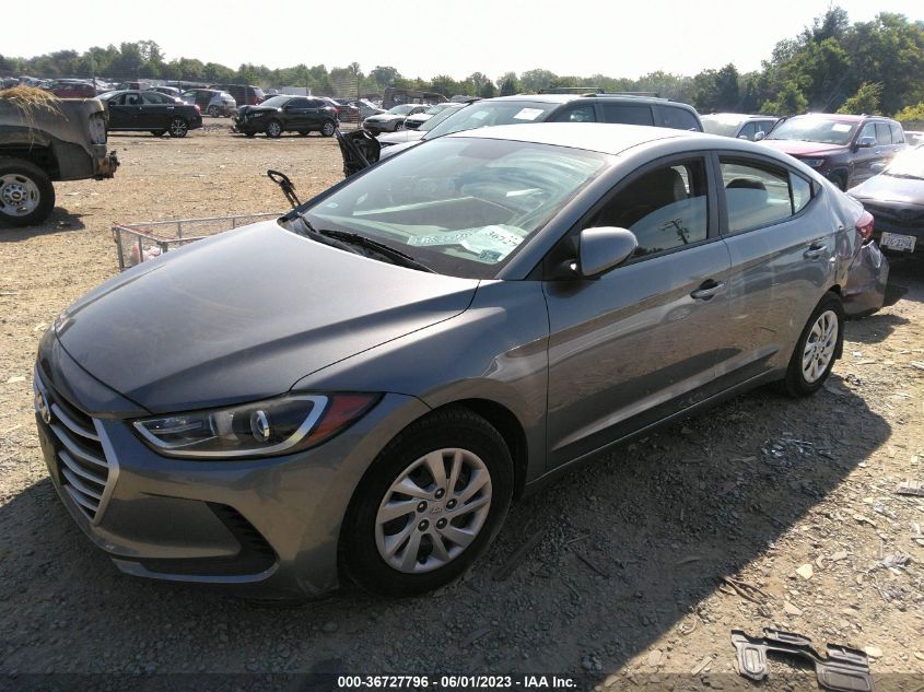 2017 HYUNDAI ELANTRA SE - KMHD74LF4HU126639