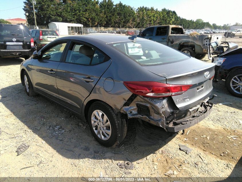 2017 HYUNDAI ELANTRA SE - KMHD74LF4HU126639