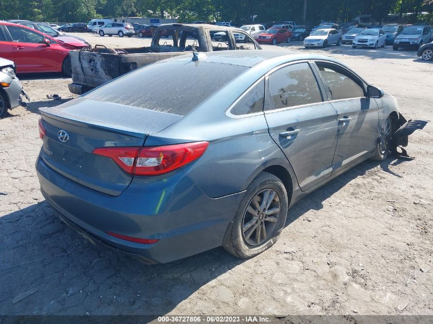 2016 HYUNDAI SONATA 2.4L SE - 5NPE24AF6GH347081