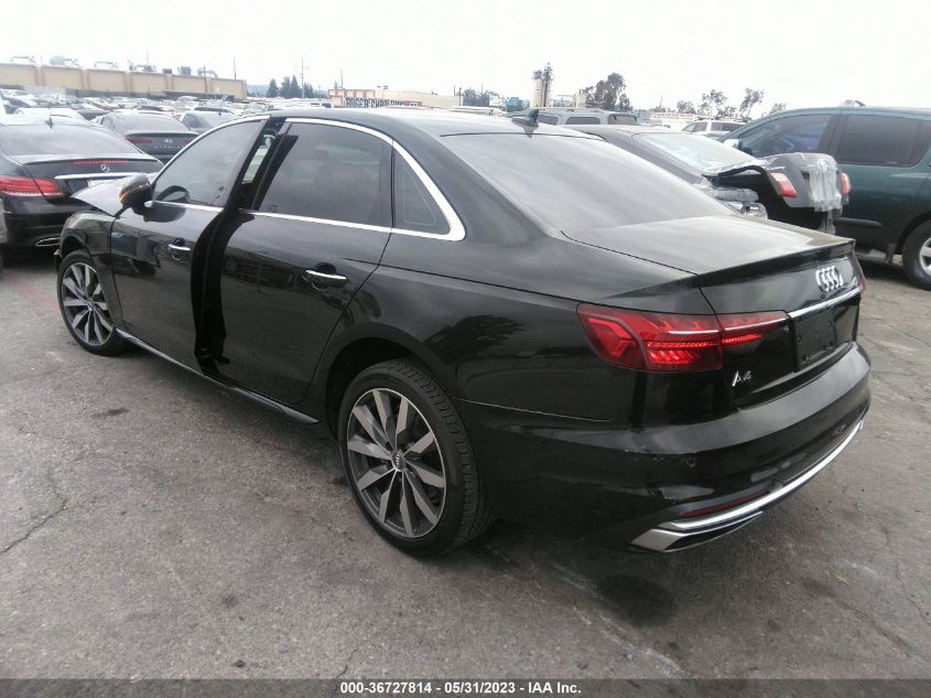 2020 AUDI A4 PREMIUM PLUS - WAUHMAF40LN013505