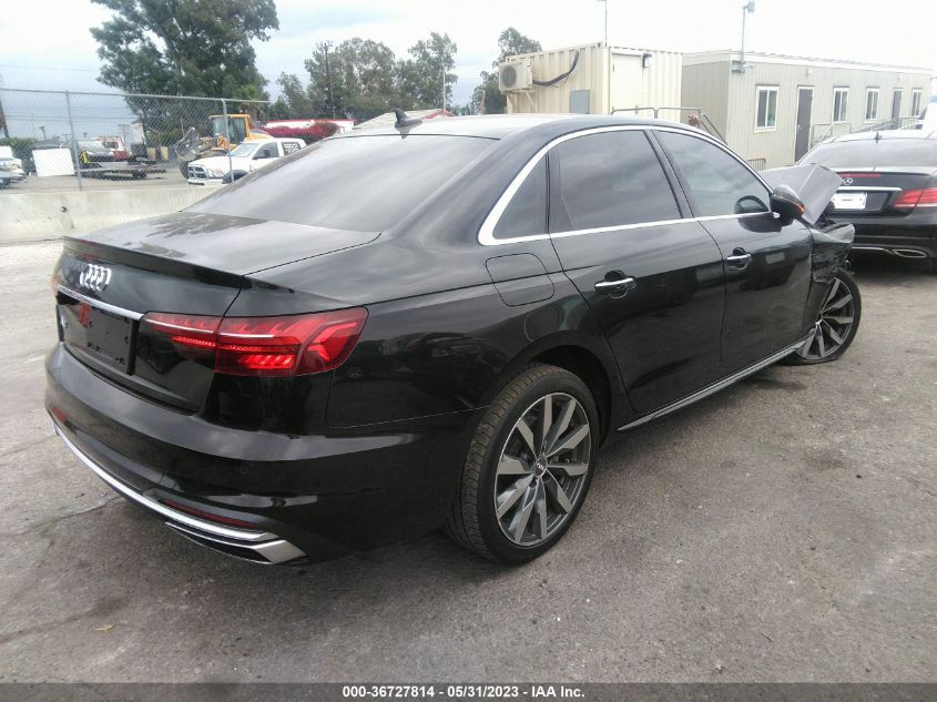2020 AUDI A4 PREMIUM PLUS - WAUHMAF40LN013505