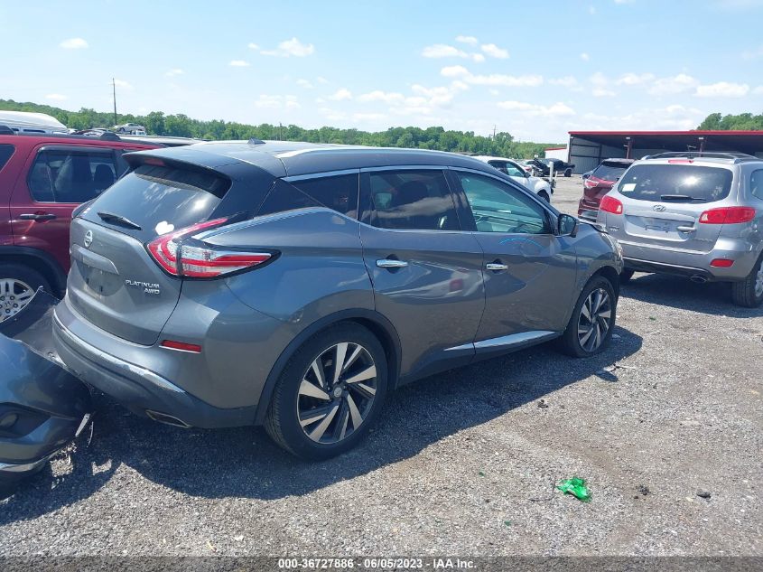 2016 NISSAN MURANO PLATINUM - 5N1AZ2MH9GN102931
