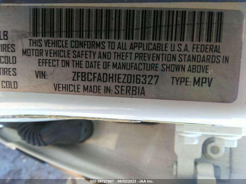 2014 FIAT 500L TREKKING - ZFBCFADH1EZ016327