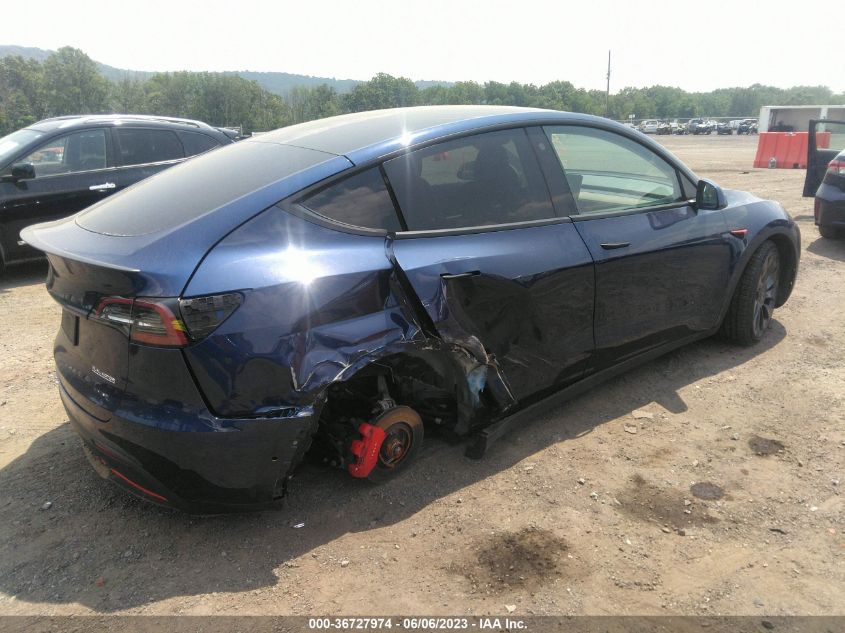 2022 TESLA MODEL Y PERFORMANCE - 7SAYGDEF5NF460799