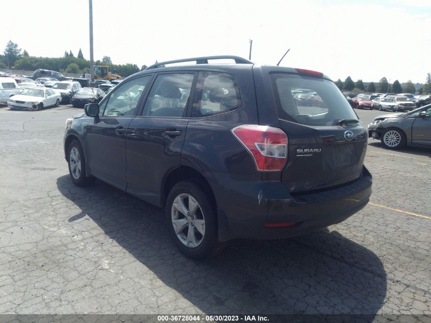 2015 SUBARU FORESTER 2.5I - JF2SJABC6FH533839