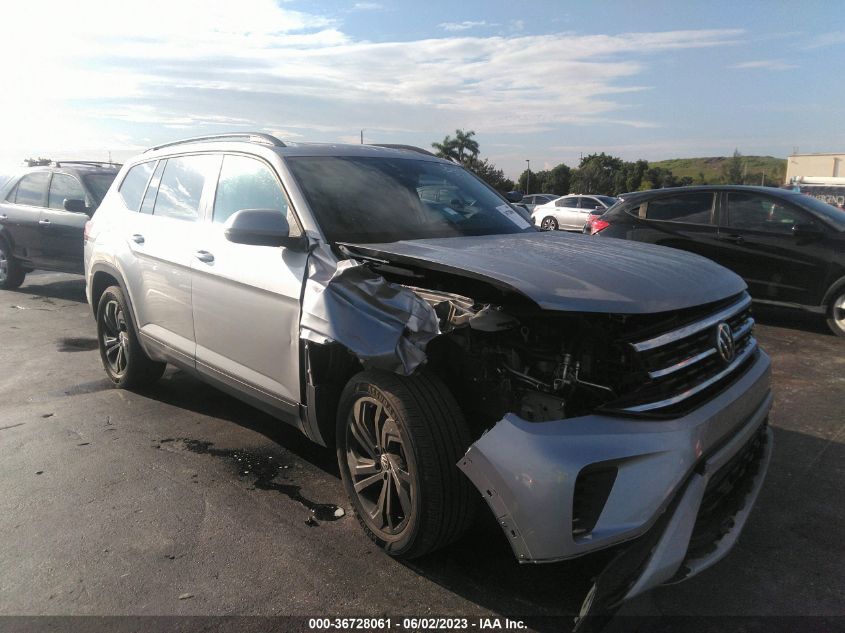 2022 VOLKSWAGEN ATLAS 2.0T SE W/TECHNOLOGY - 1V2JP2CA3NC527843