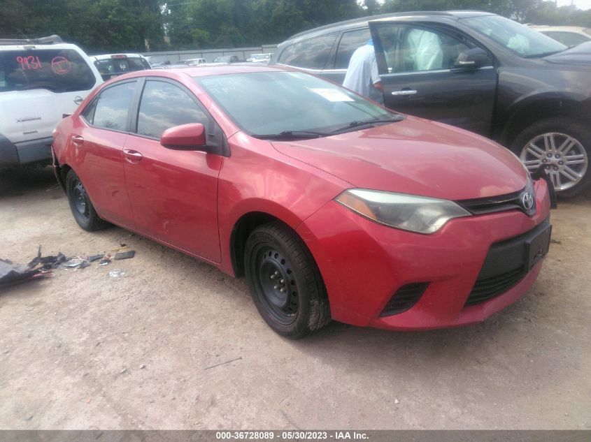 2014 TOYOTA COROLLA L/LE/S/S PLUS/LE PLUS - 5YFBURHEXEP024739