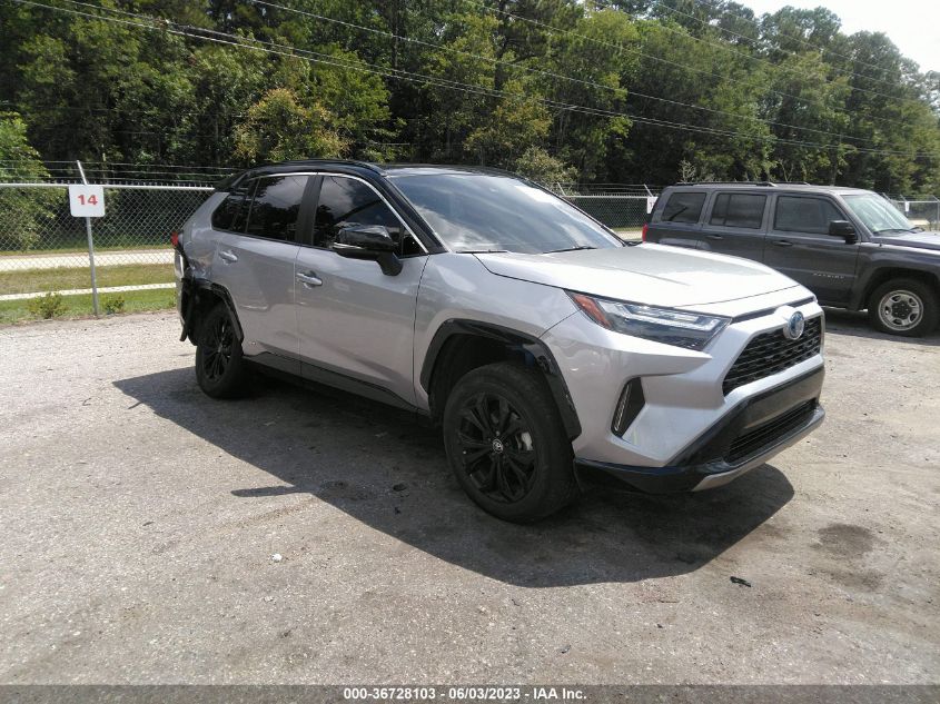 2022 TOYOTA RAV4 HYBRID XSE - 4T3E6RFV5NU075372