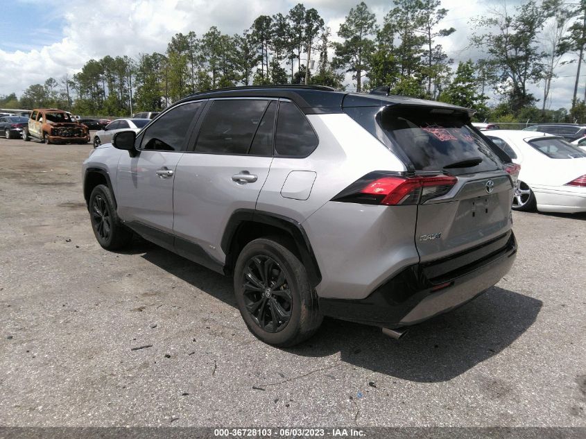 2022 TOYOTA RAV4 HYBRID XSE - 4T3E6RFV5NU075372
