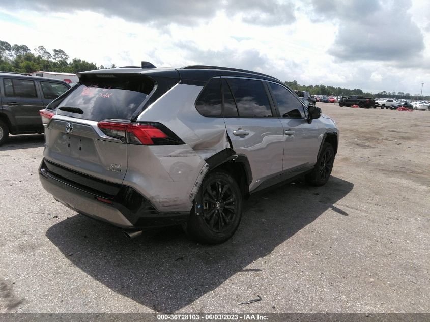 2022 TOYOTA RAV4 HYBRID XSE - 4T3E6RFV5NU075372