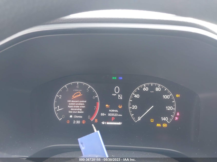 VIN 7FARS3H27PE009917 2023 HONDA CR-V LX