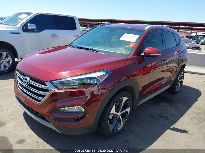 2018 HYUNDAI TUCSON LIMITED - KM8J33A29JU623765