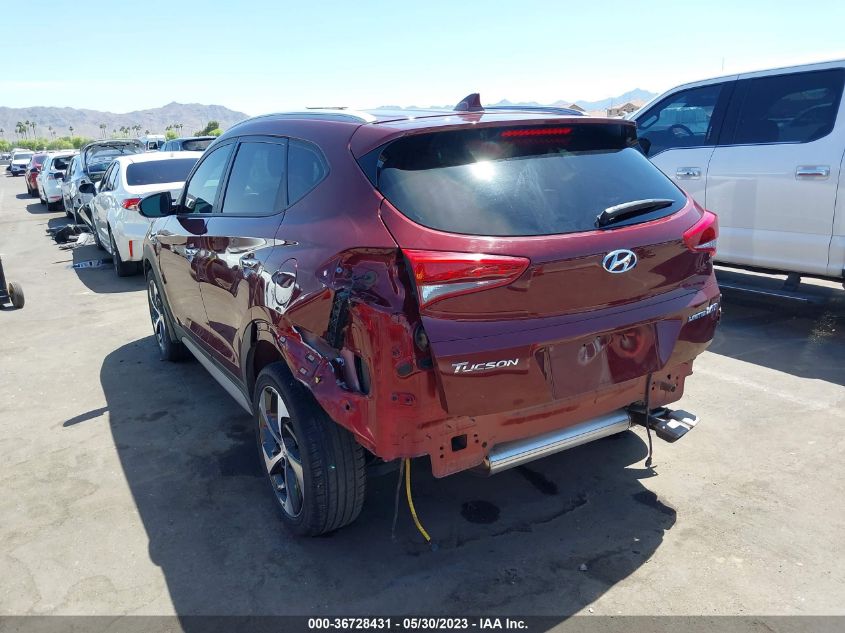 2018 HYUNDAI TUCSON LIMITED - KM8J33A29JU623765
