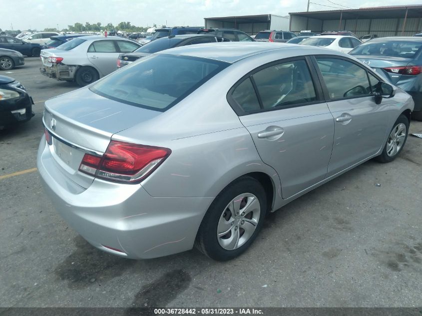 2014 HONDA CIVIC SEDAN LX - 19XFB2E54EE077666