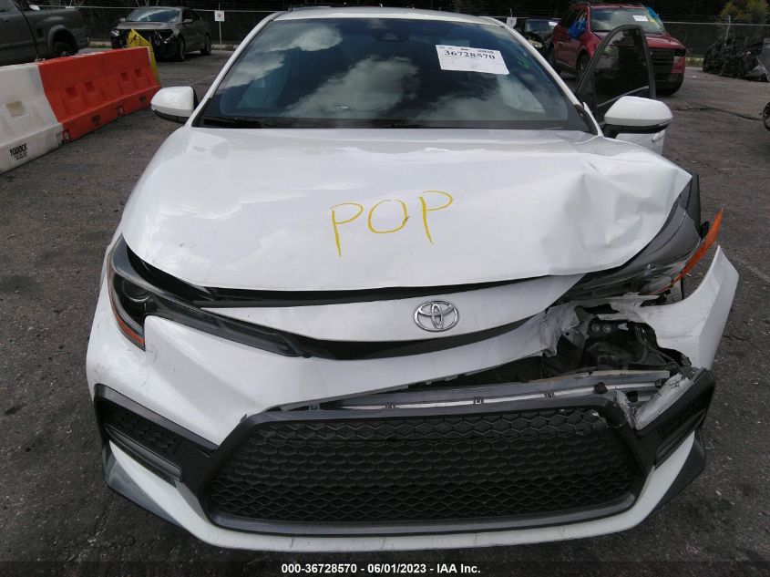 2020 TOYOTA COROLLA SE/NIGHTSHADE - 5YFS4RCE3LP042407