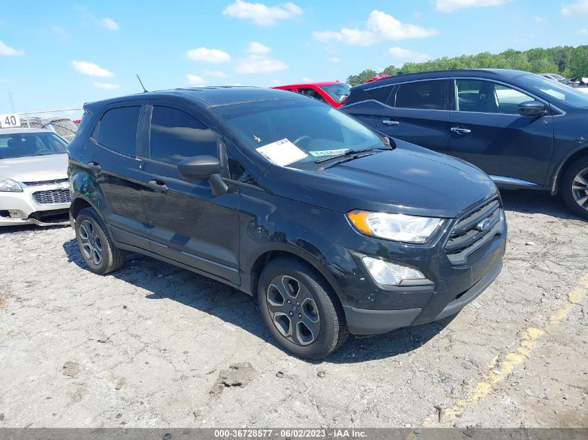 2018 FORD ECOSPORT S - MAJ3P1RE1JC227474