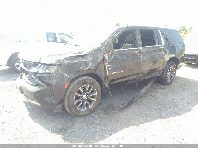 2021 CHEVROLET SUBURBAN LT - 1GNSKCKD2MR275303